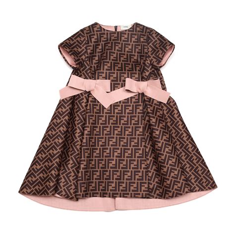 fendi velvet heart dress|fendi kids pink dresses.